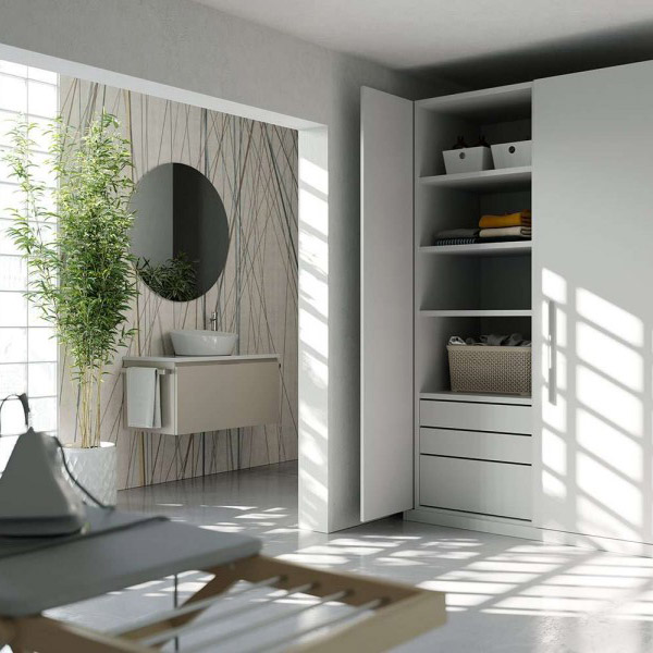 Minimalistinen Skin-Feel -kaapin piiloovi